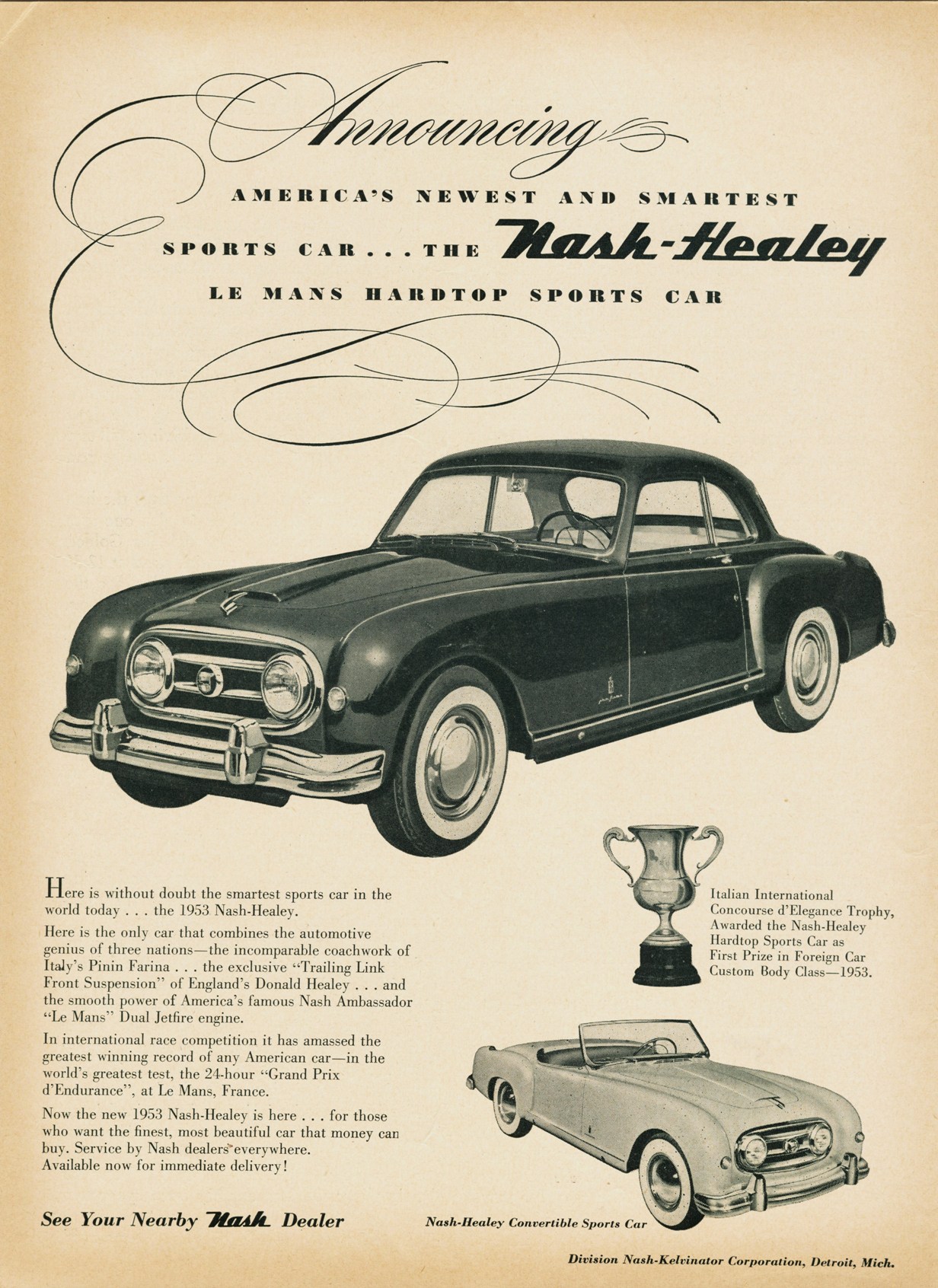 1953 Nash-Healey 4